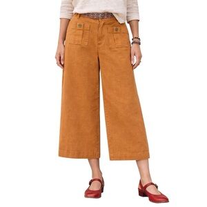 Sundance Culottes Petite 10 High Rise Wide Leg Crop Pants Boho Voyager Boho